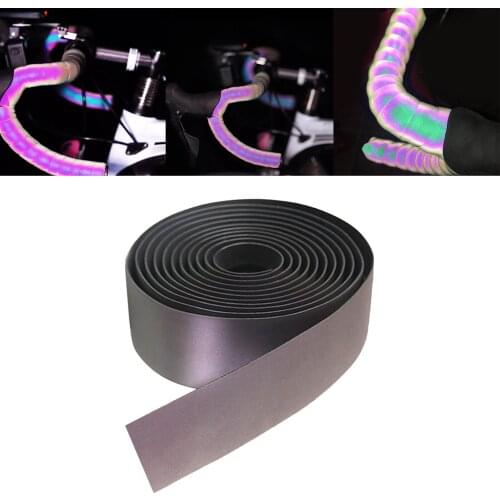 Road Bike Handlebar Tapes, Bicycle Bar Tape, EVA Non-, Color Reflective Cycling Handle Grip Wraps Belts