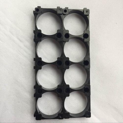 MasterFire 500pcs/lot 2*4 21700 Battery Holder Bracket Cell Safety Anti Vibration Black Plastic Brackets For 21700 Batteries