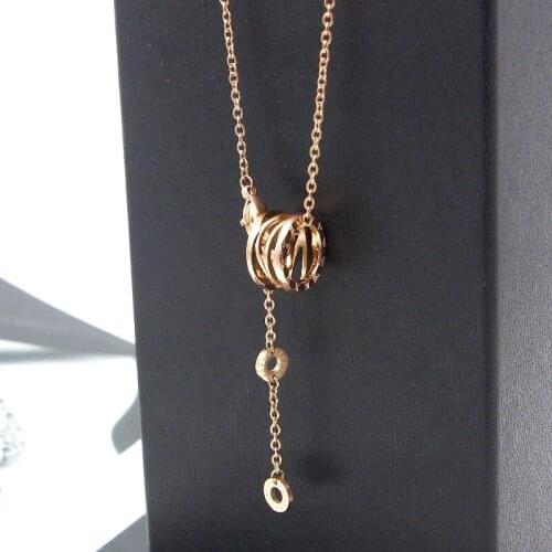 The Originals Classic Brand Beautiful Hollow Pendant Necklace GirlTop Quality Titanium Steel Necklace Love Jewelry Gift