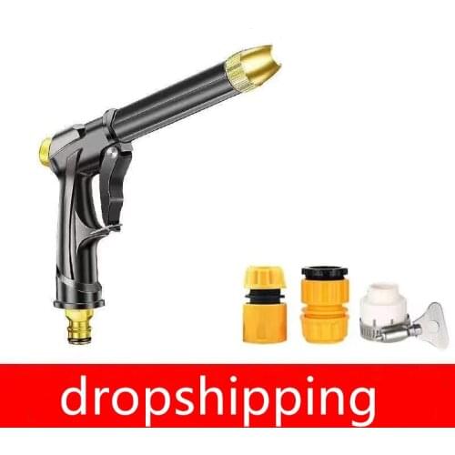 Portable High-pressure Water Gun For Cleaning Car Wash Machine Garden Watering Hose Nozzle Sprinkler Foam Water Gun dropshipping
