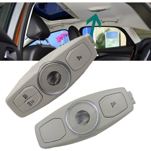Roavia Car Reading light LED Ceiling Reading Light Dome Light For Ford Focus 3 4 MK3 MK4 Kuga Escape New Mondeo Everest 2012-17