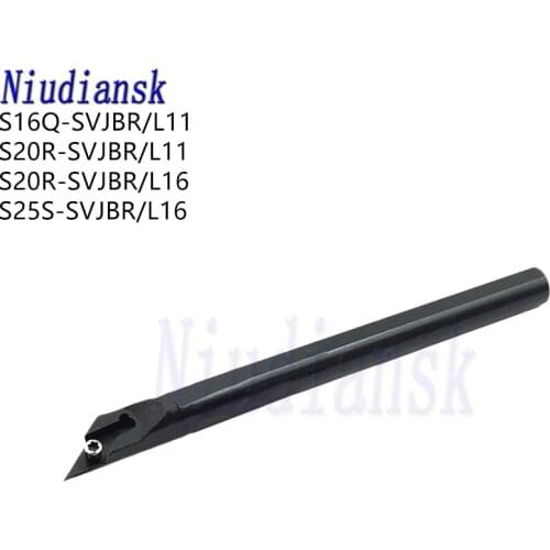 S16Q-SVJBR11 S20R-SVJBR11 Internal Turning Tools S20R-SVJBR16 S25S-SVJBR16 Inner Hole Turning Tool Holder SVJBL CNC Lathe Tools