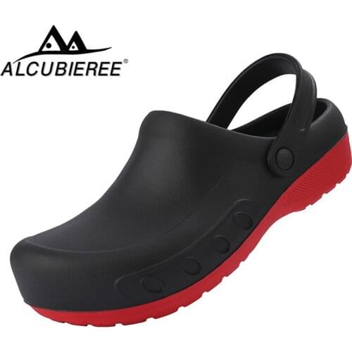 Chef Shoes Nurse Sandals Non-slip Waterproof Oil-proof Kitchen Work Shoes Hotel Restaurant Rubber Slippers 2011 New Fashion