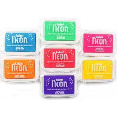 Tsukineko Radiant Neon Ink Pad Pigment Ink Stamp Pad Highlight Japan