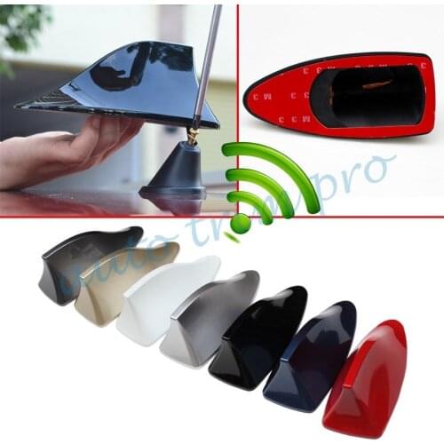 Universal Car Auto Parts Exterior Roof AM/FM Radio Shark Fin Style Antenna Aerial Signal Accessories Decoration
