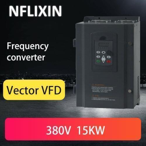 VFD 380V15KW Variable Frequency Inverter of Triple (3) Phase for Motor Speed Control