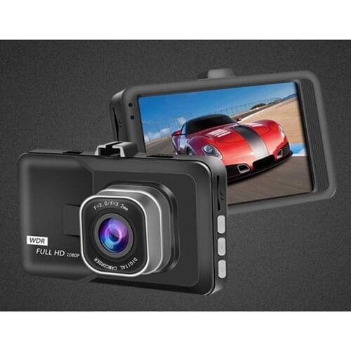 Full 1080P Dash Cam Video Recorder Driving For Car DVR Camera 3.0 Inches Cycle Recording Wide Angle Dashcam Video Registrar