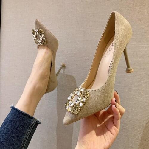 2021 Fashion Buckle Flats For Women Boat Shoes Brand Ladies Flats High Quality Women Single Shoes Wedding Dress Shoe Size 33-42