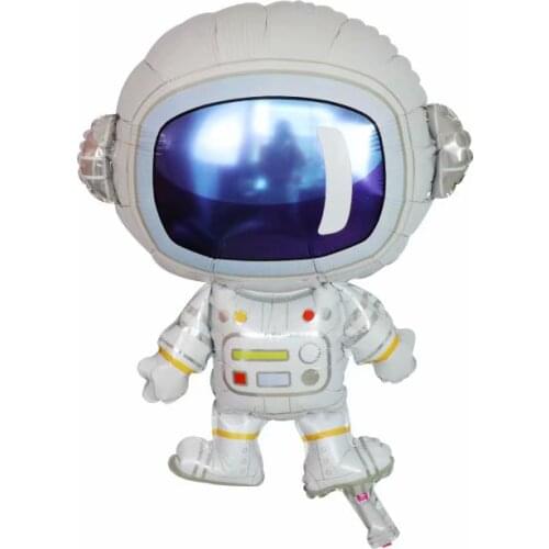 1pc 76*58cm New Space Series Aluminum Balloon Astronauts Spaceship Aluminum Film Balloon Rocket Decoration Party Decoration