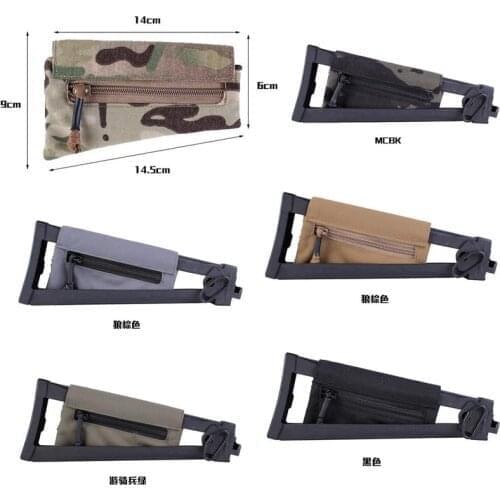 1Pcs Portable Outdoor Tactics AK Triangle Storage Bag Battery Bag