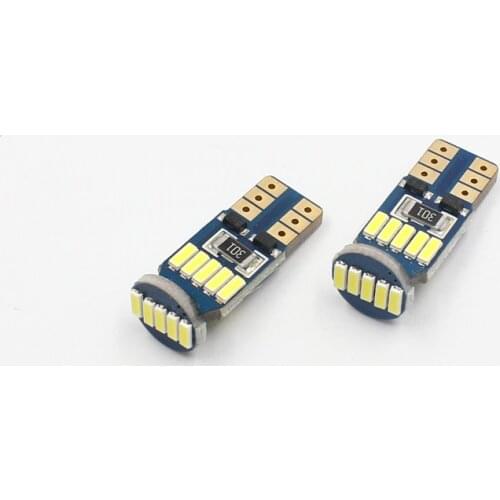 10-100pcs T10 canbus led bulb W5W t10 led 15smd 4014 LED Parking Light led number license plate light Car interior lamp