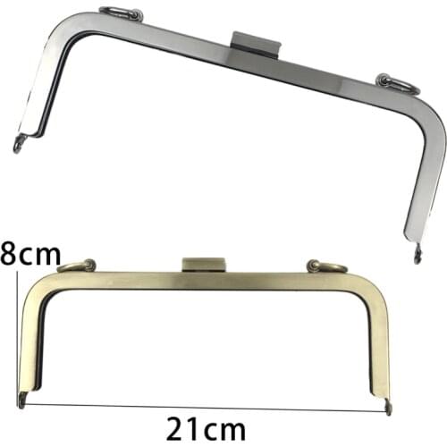 10PC Metal Frame Kiss Clasp Arch For Coin Purse Bag Accessories DIY Bronze 21cm