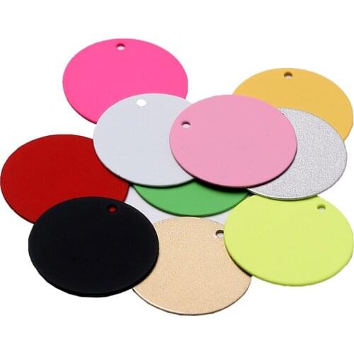 20*0.5 brass single hole multicolor geometric round pendant disc pendant jewelry DIY bracelet earrings jewelry accessories