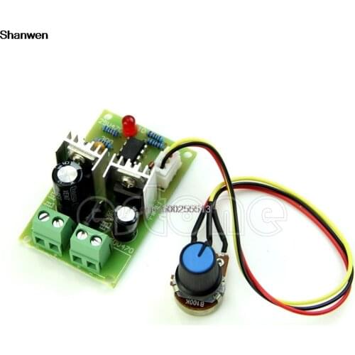 3A Pulse Width PWM DC Motor Speed Regulator Controller Switch 12V/24V/36V