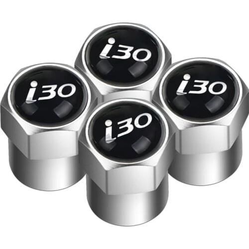 4PCS Aluminum Hex Tire Valve Stem Caps for Auto Bike Motorcycle Hexagon Valve Covers for Hyundai i30 ix35 i20 i40 Car-styling