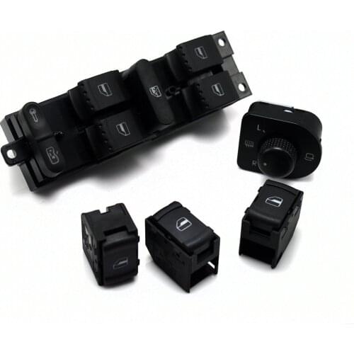 5Pcs New window switch for VW JETTA GOLF MK4 POLO BORA Passat B5 BEETLE 3B0959855 1J1 959 565E 1GD 959 855C 3BD 959 857