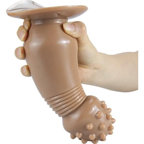 Spike Anal Plug Dildo Prostate Massage Colon Plug With Suction Cup Sex Toys For Women Men Masturbators Strap On Butt Plug