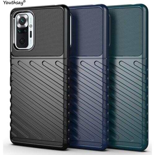 For Xiaomi Redmi Note 10 Pro Case Rubber Silicone Protective Case for Xiaomi Redmi Note 10 Pro Cover For Redmi Note 10 Pro Case