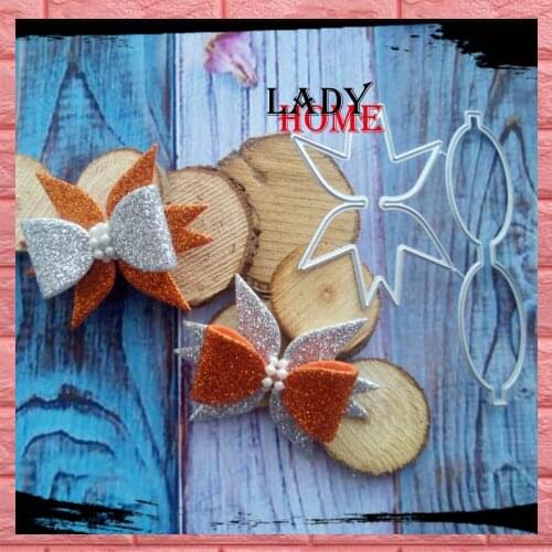 Flower Bows Craft Metal Cutting Dies Mold Punch Stencils for DIY Scrapbooking Paper Albums Photo Cards Making Die Cutting