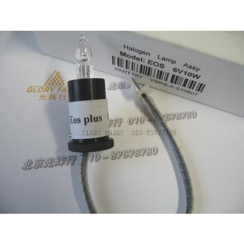 EOS PLUS 6V 10W photometer lampl chemistry analyzer light,6V10W biochemical halogen spare bulb