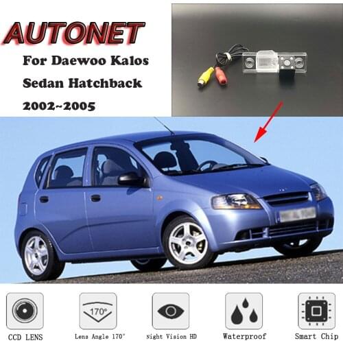 AUTONET HD Night Vision Backup Rear View camera or Bracket for Daewoo Kalos Sedan Hatchback 2002~2005/license plate camera