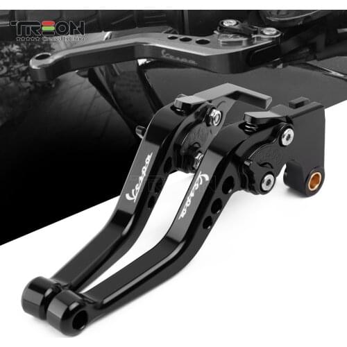 Short Motorcycles CNC Brake Clutch Levers For Vespa Granturismo 125/200 GTS 125/250 S300 Super With LOGO