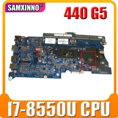 L01103-001 L01103-601Laptop Motherboard for HP PROBOOK 440 G5 With I7-8550U DA0X8BMB6F0 Mainboard 100% tested OK