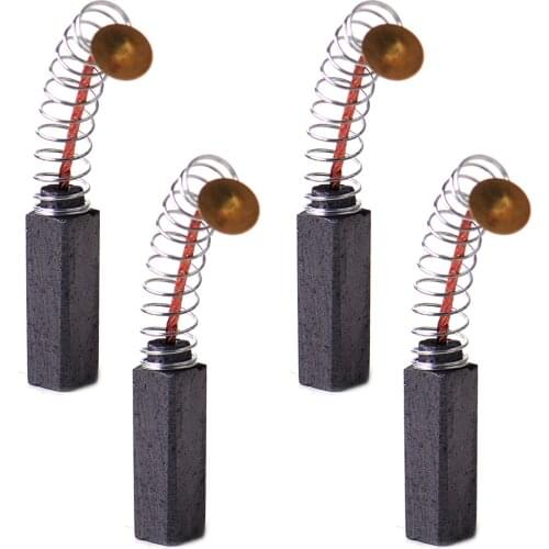 LETAOSK 4pcs 6 x 6 x 20mm Conductive Carbon Motor Brush Replacement fit for Generator Generic Electric Motor