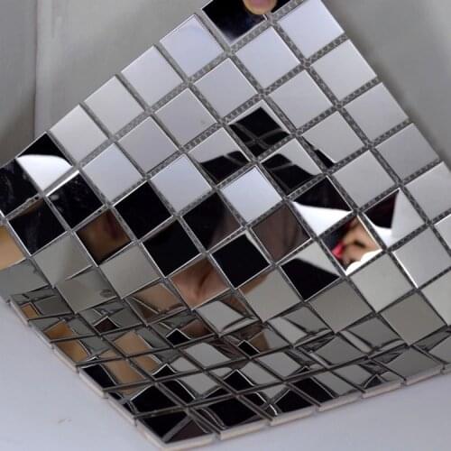 30x30mm stainless steel metal mosaic tiles for hallway home improvement bathroom wall tiles fireplace house renovation