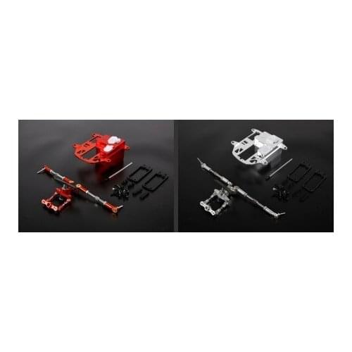 CNC Metal equipment silo symmetrical steering kit for 1/5 HPI Rovan King Motor BAJA 5B 5SC 5T RC CAR GAS PARTS