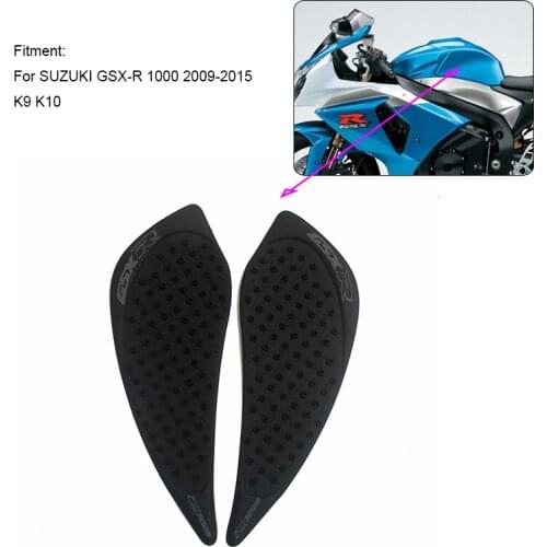 MTCLUB For SUZUKI GSX-R 1000 2009 2010 2011 2012 2013 2014 2015 K9 K10 3M Anti slip Tank Pad Side Gas Knee Grip Traction Pads