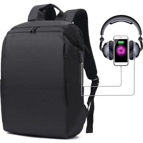 Anti-theft Waterproof Brand Men Back Pack USB Charging Laptop Backpack 15.6 inch Travel School Bag Zippers Male Travel Mochila