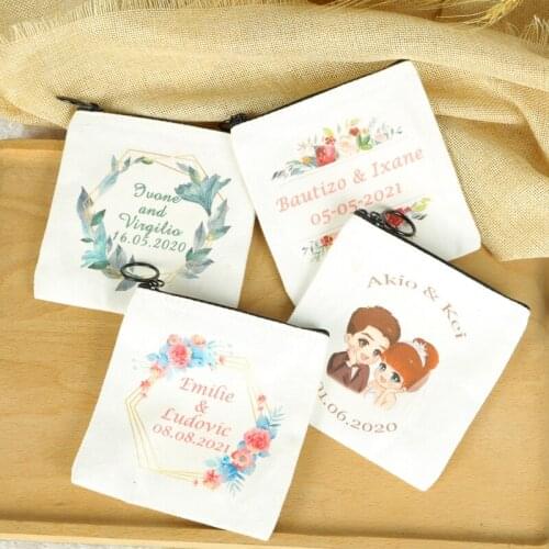 Personalized logo candy bags custom boy baby shower favors gift bags for guests wedding party supplies