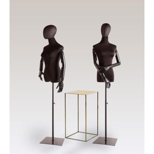 Wedding Mannequin Female Bust Dummy Clothing Model Full Body Black Manikin Hot Sale