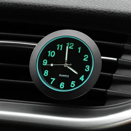 Luminous Auto Gauge Clock Car Quartz Clock for toyota corolla chr auris auris avensis t25 hilux camry for volvo s60 v40