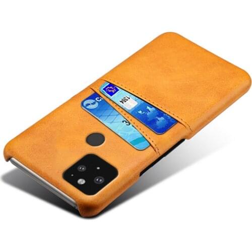 For Goolgle Pixel 4a 4 4XL Fall prevention Half hemming cortex ultrathinr two Card insertion case for Pixel 5 4A 5G