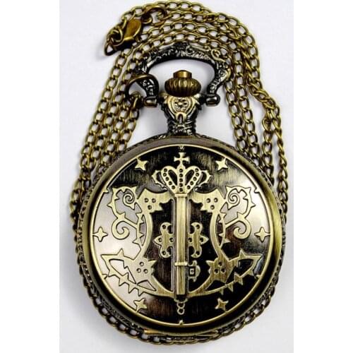 Vintage Pocket Watch Chain Retro Pocket Watch Necklace For Grandpa Dad Gifts reloj de bolsillo relogio de bolso