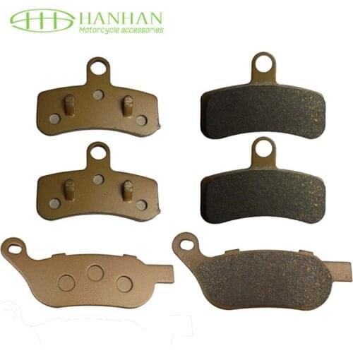 High quality Wholesale and retail Front Rear Brake Pads Fit FXDF Fat Bob/FXSTC Softail Custom/FLSTF Fat Boy/FXCWC Rocker C08-10