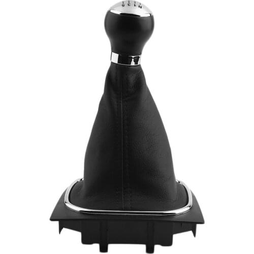 1 PCS Light Weight PU Leather Gear Shift Knob Gaitor Boot 6 Speed Dust Cover for Volkswagen Golf Easy to install Car Accessories