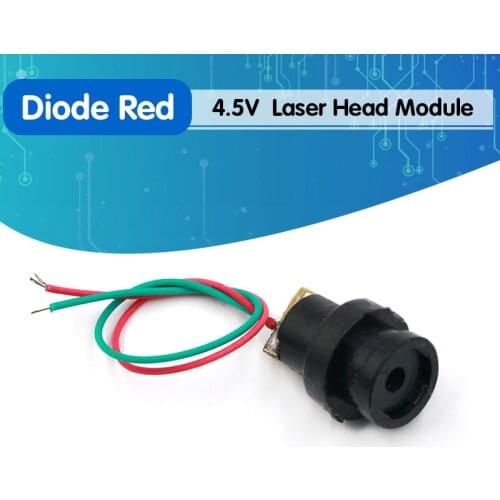 10pcs DC 4.5V Laser Head Module Laser Dot Diode Red Plastic Gyro Module Best Price