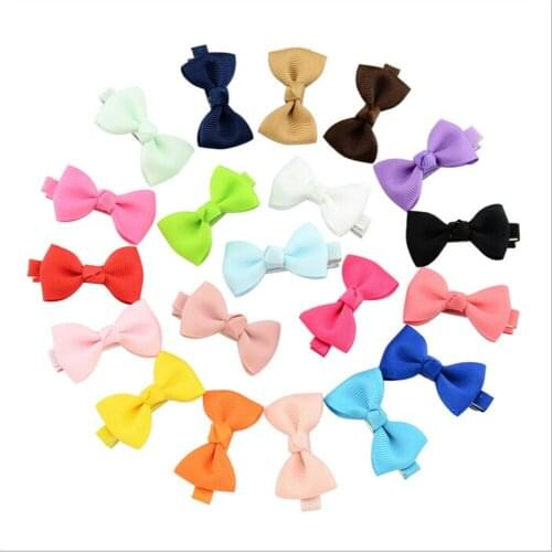 Wholesale 20 Pcs Baby Flower Bows headband hairband Hairpin hair Clip Kids Child Girls Accessories