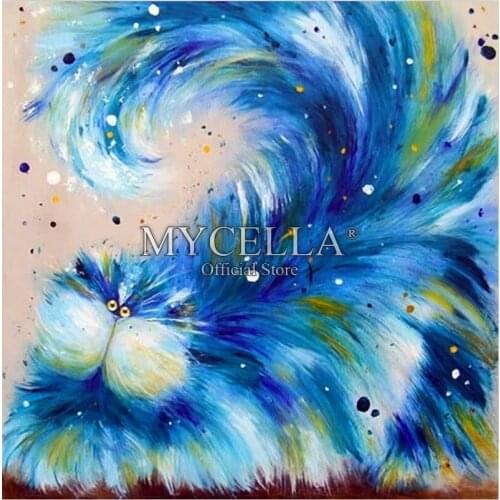 5d Diy Diamond Painting Cartoon Cat Full Round Rhinestone Mosaic Cross Stitch Diamond Embroidery Home Decor Crafts Christmas