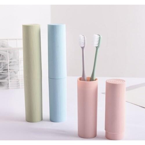 1pcs Portable Toothbrush Box Travel Washing Case Tooth Cleaning Storage Container Cover Outdoor Organizer Storage Box Organizer