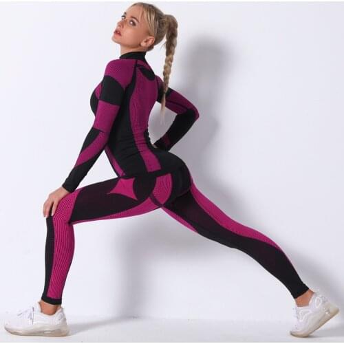 CXUEY Seamless Fitness Suit 2020 Workout Clothes for Women Breathable Work Out Gym Set Women Running Sports Sets Woman Fitness