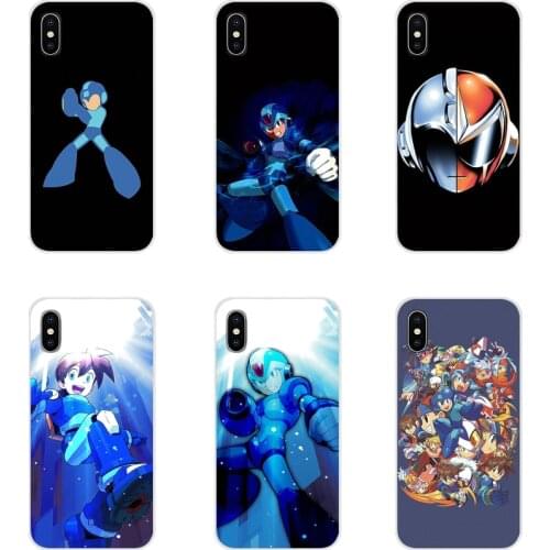 For Apple iPhone X XR XS MAX 4 4S 5 5S 5C SE 6 6S 7 8 Plus ipod touch 5 6 Accessories Phone Cases Covers Megaman Mega Man X