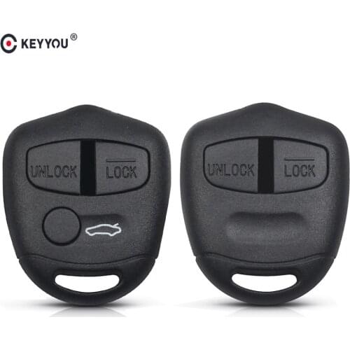 KEYYOU 2/3 Buttons Car Remote Key Shell Case For Mitsubishi Lancer EX Evolution Grandis Outlander Fob Witlout Key Blade