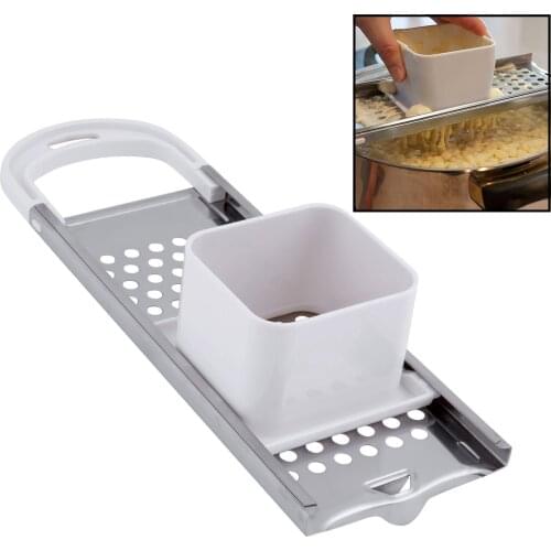 Stainless Steel Spaetzle Maker Spaetzle Noodle Dumpling Maker with Safety Pusher