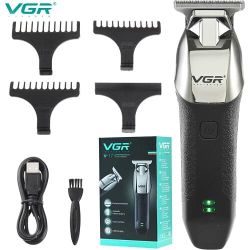 VGR 0mm Type T Hair Clipper Professional Barber for Men Electric Hair Trimmers Portable Rechargeable Hair Cutting Machine