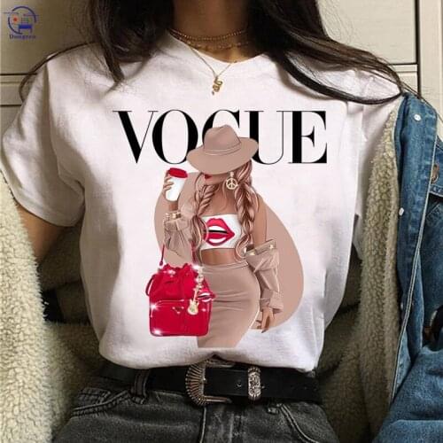 Fashion Summer Tops Printed Female T-Shirt Women T-shirt Graphic Tee Cute Women T-shirt Female Tee Shirt Plus Size T-shirts