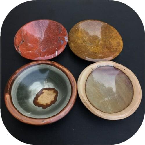 Natural Ocean Jasper Bowl Crystal Healing Gemtones For Decoration